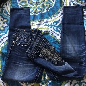 Miss Me skinny blue jeans